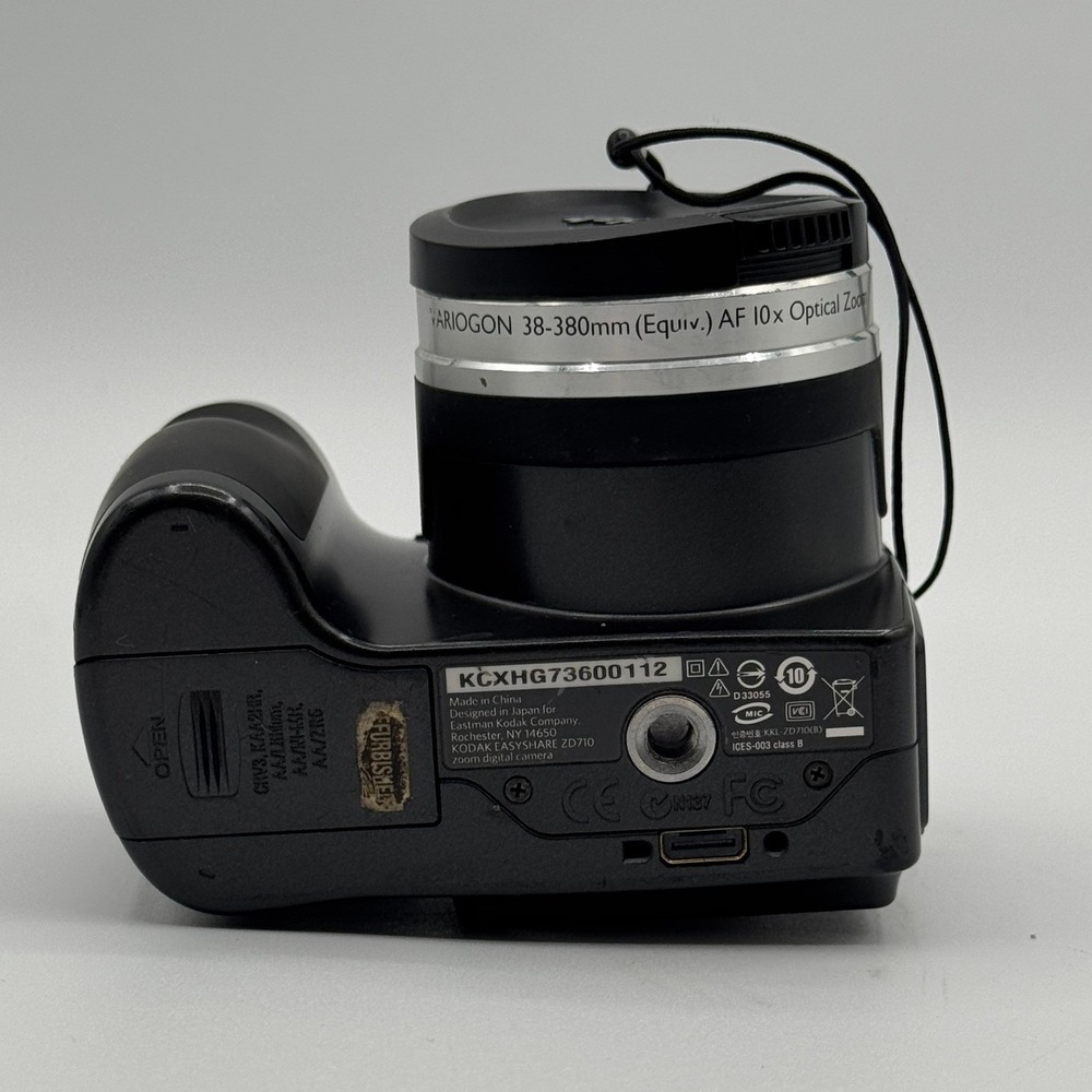 Kodak EasyShare ZD710 Digital Camera 7.1MP 10x Optical Zoom Black Schneider Lens - Picture 5 of 10